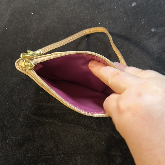 Lightly Used Coach Champagne Gold Wrislet - Picture 3 of 3